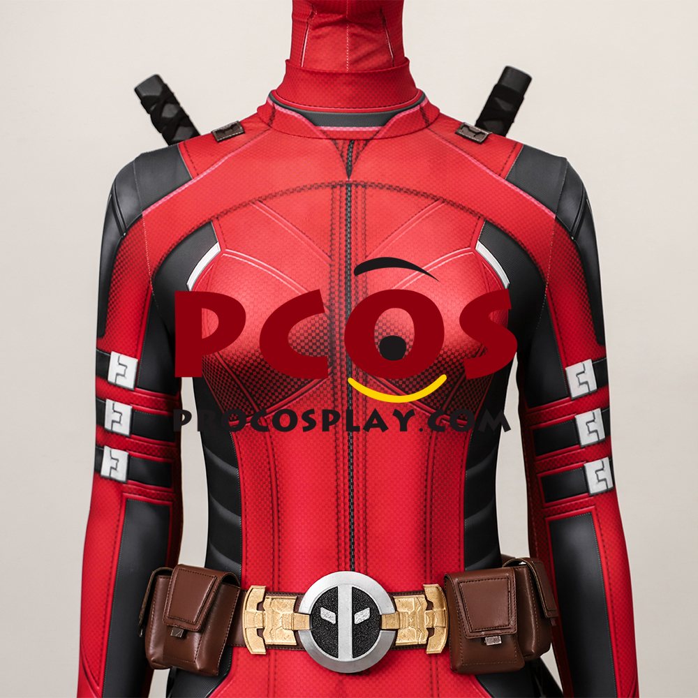 Deadpool 3 Deadpool & Wolverine Lady Deadpool Wanda Wilson Cosplay Costume C09185E Economic Version