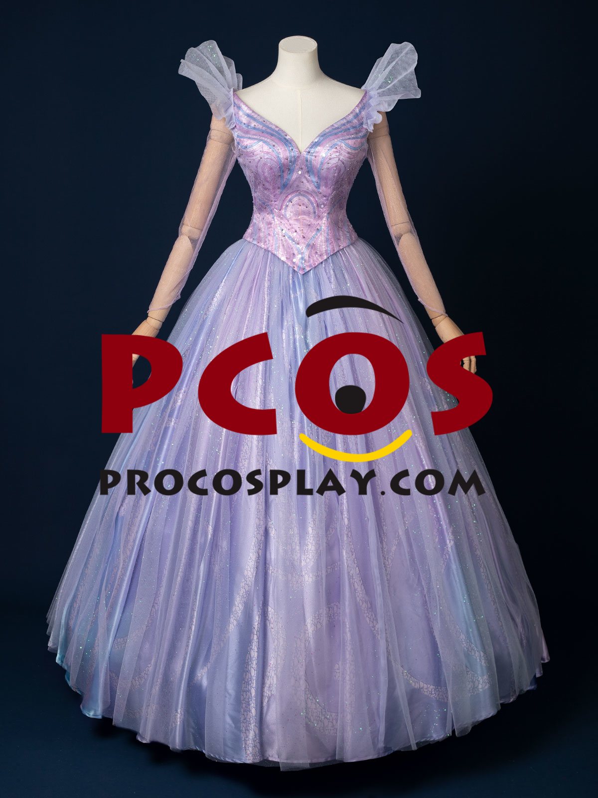 Ready to Ship Princess Purple Dress Cosplay Costume FY0195 (image for) Ready to Ship Princess Purple Dress Cosplay Costume FY0195