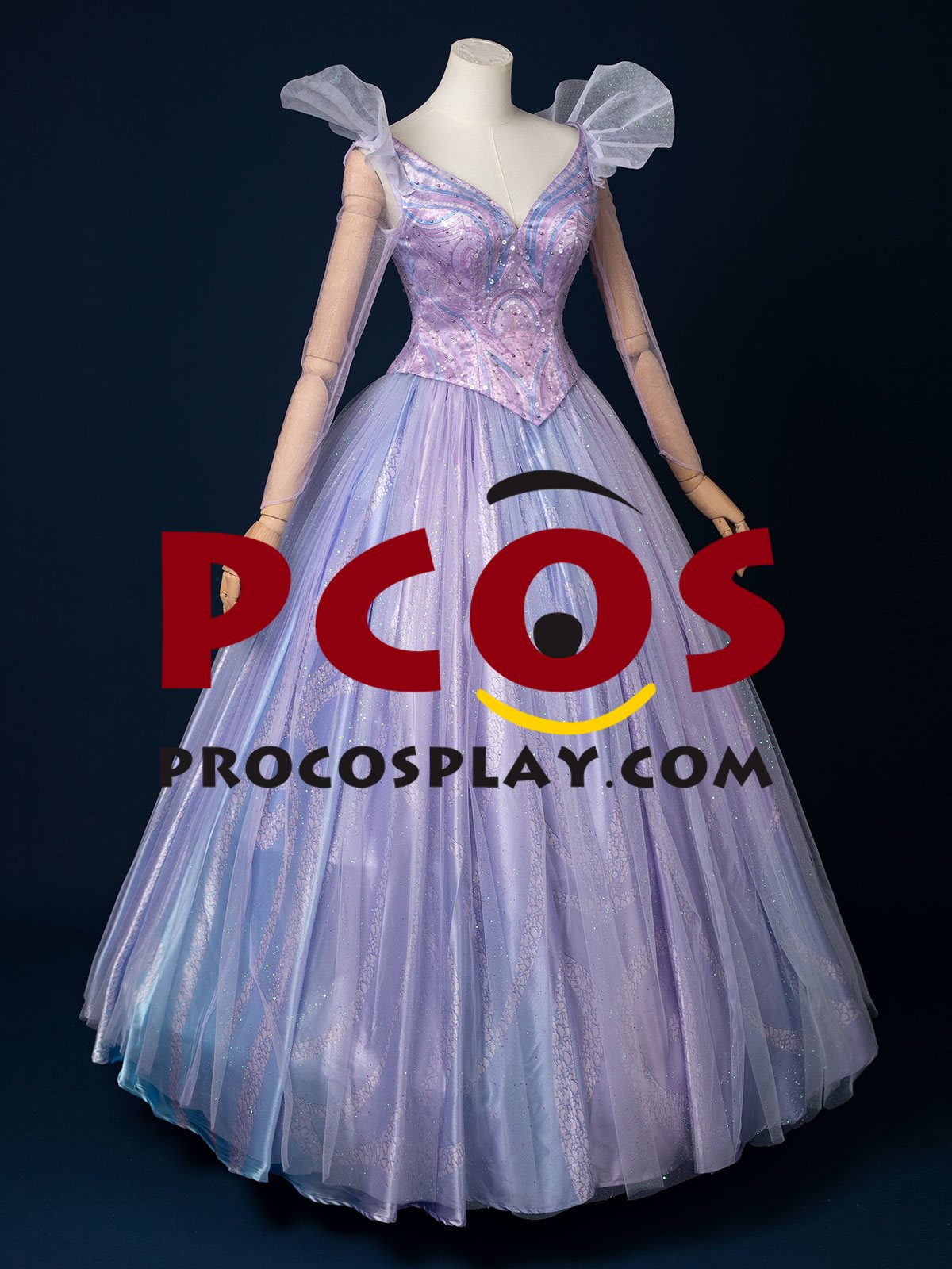 Ready to Ship Princess Purple Dress Cosplay Costume FY0195