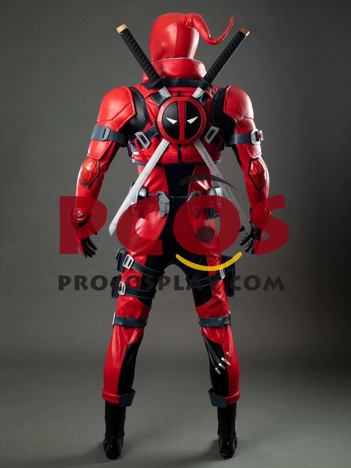 Game Rivals Deadpool Wade Wilson Cosplay Costume Upgraded Version C09937P