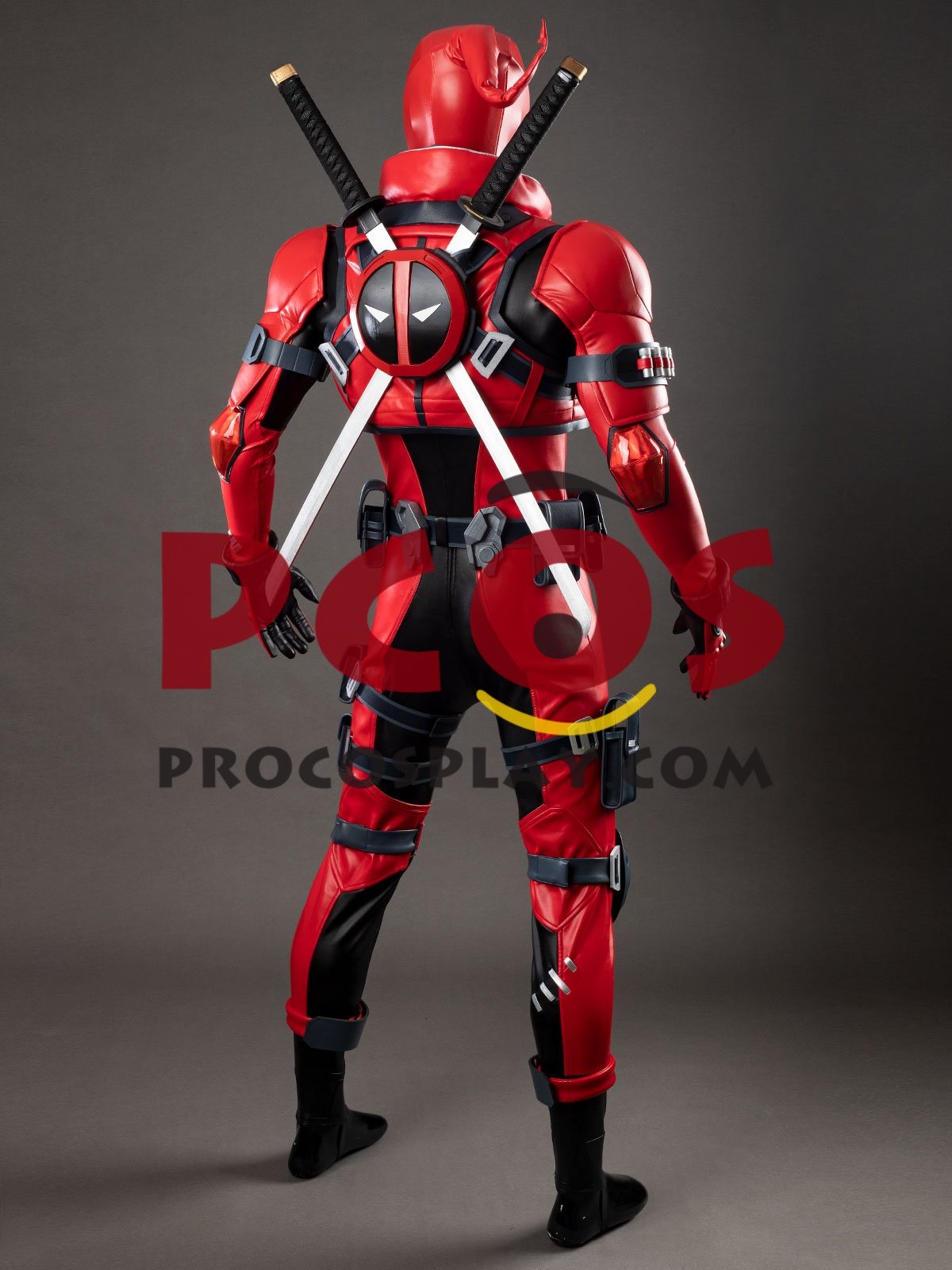Game Rivals Deadpool Wade Wilson Cosplay Costume Upgraded Version C09937P