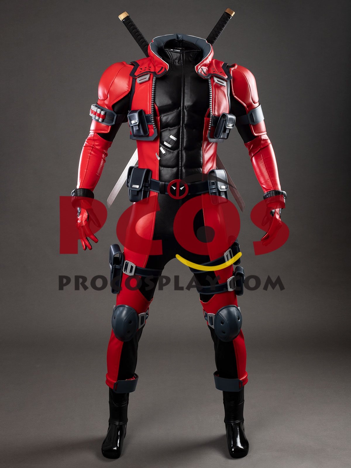 Game Rivals Deadpool Wade Wilson Cosplay Costume Upgraded Version C09937P