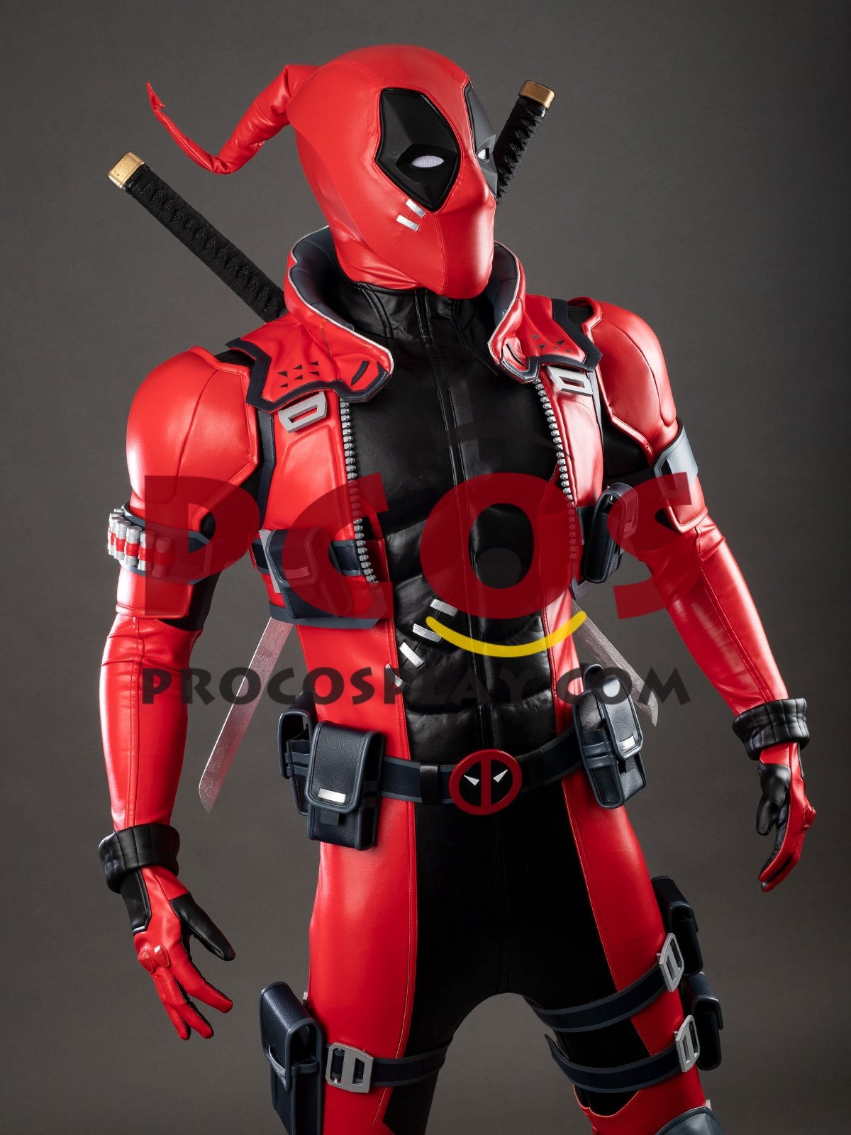 Game Rivals Deadpool Wade Wilson Cosplay Costume Upgraded Version C09937P