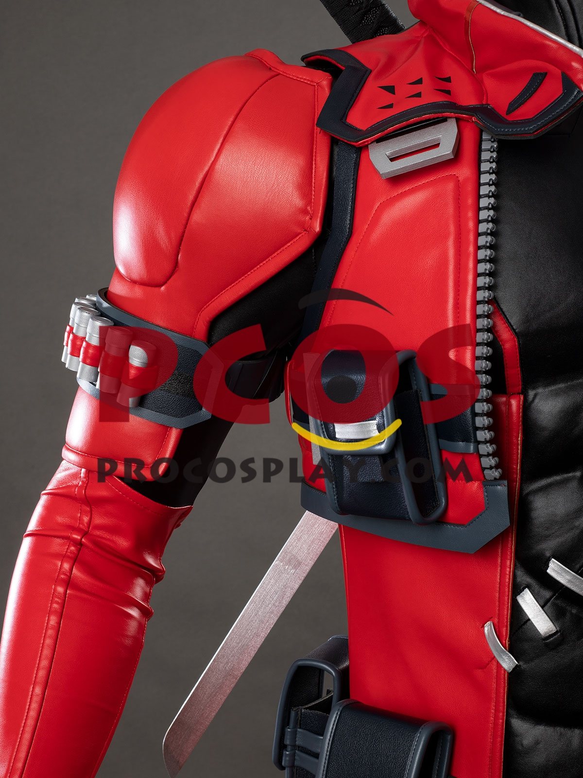 Game Rivals Deadpool Wade Wilson Cosplay Costume Upgraded Version C09937P