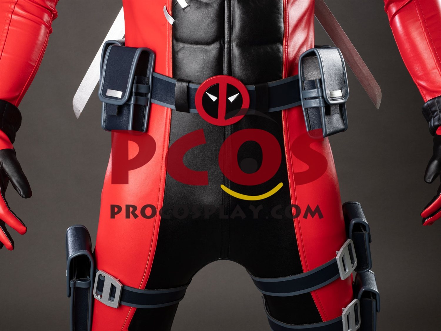 Game Rivals Deadpool Wade Wilson Cosplay Costume Upgraded Version C09937P