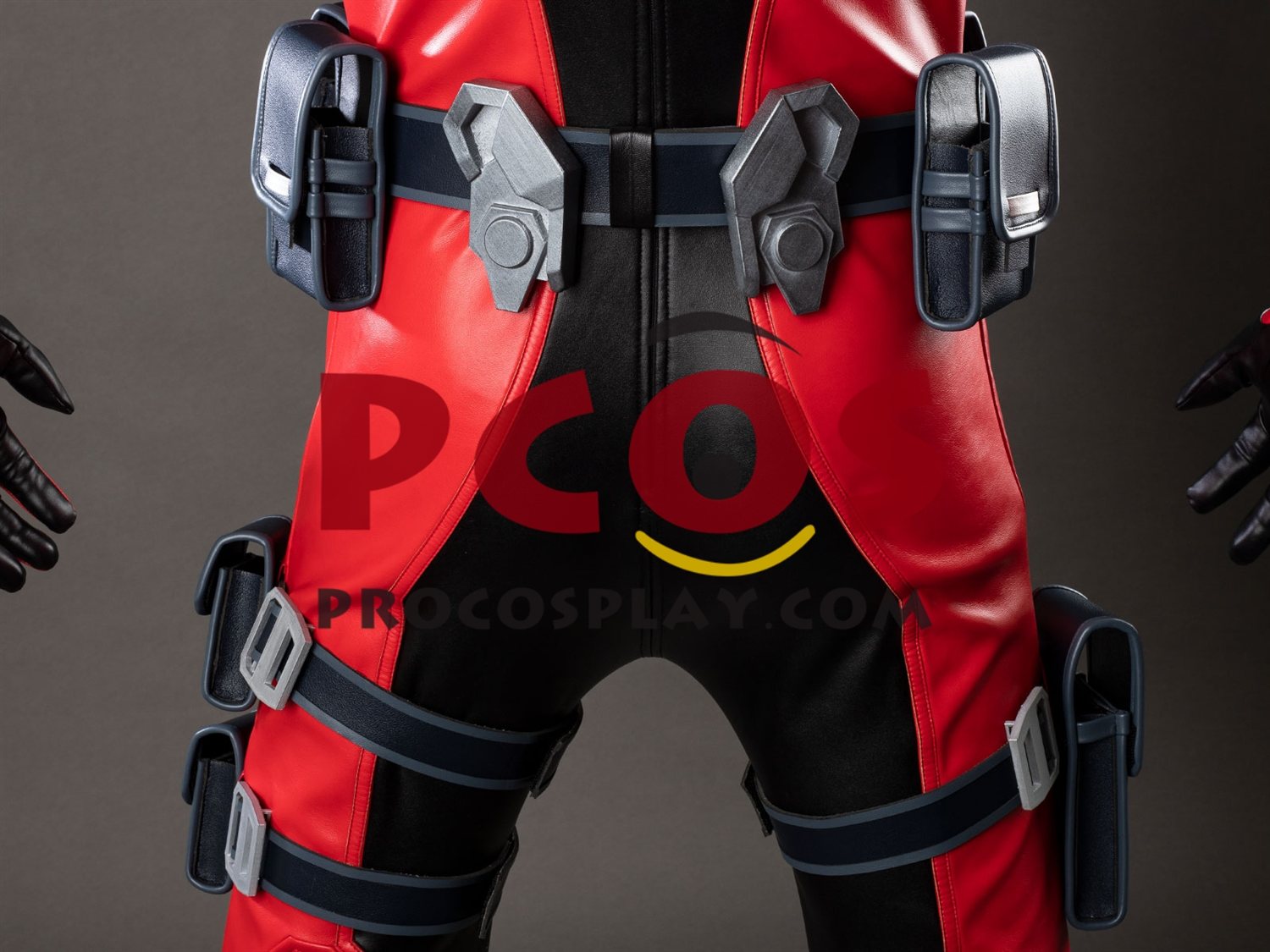 Game Rivals Deadpool Wade Wilson Cosplay Costume Upgraded Version C09937P