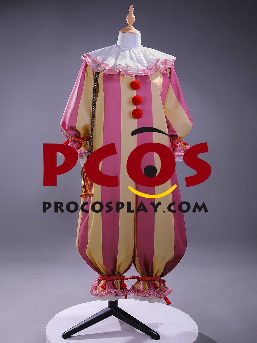Clown Pennywise Kids Cosplay Costume C09786 (image for) Clown Pennywise Kids Cosplay Costume C09786