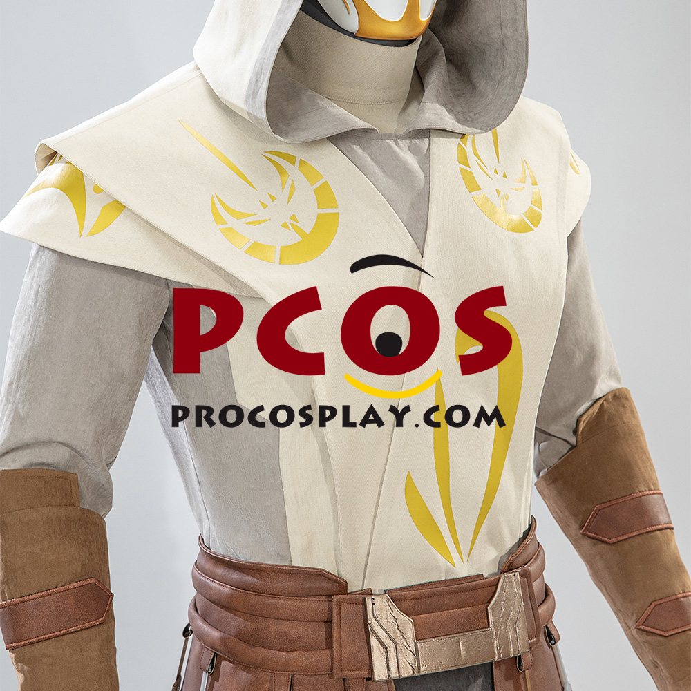 Game Galaxy of Heroes Jedi Temple Guard Cosplay Costume C09933