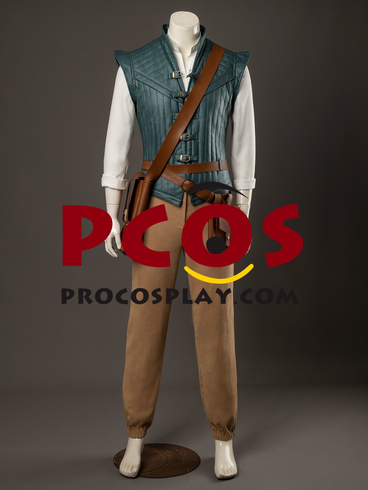 Ready to Ship Tangled Princess Flynn Rider Cosplay Costume FY0060 Upgraded Version