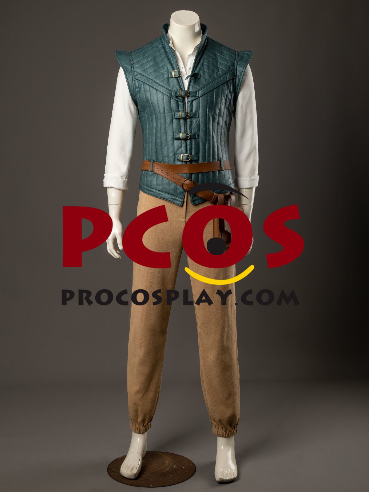 Ready to Ship Tangled Princess Flynn Rider Cosplay Costume FY0060 Upgraded Version
