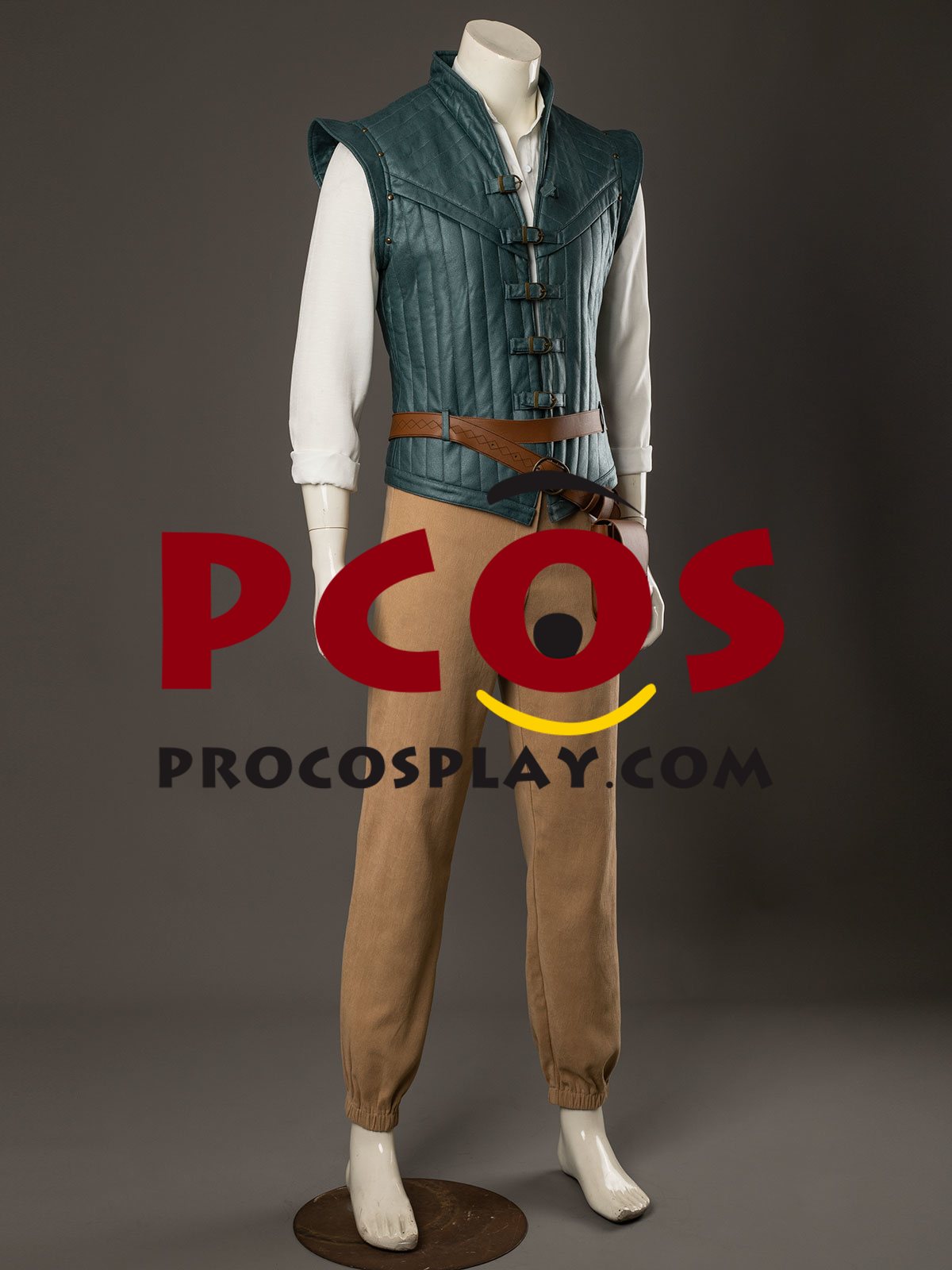 Ready to Ship Tangled Princess Flynn Rider Cosplay Costume FY0060 Upgraded Version
