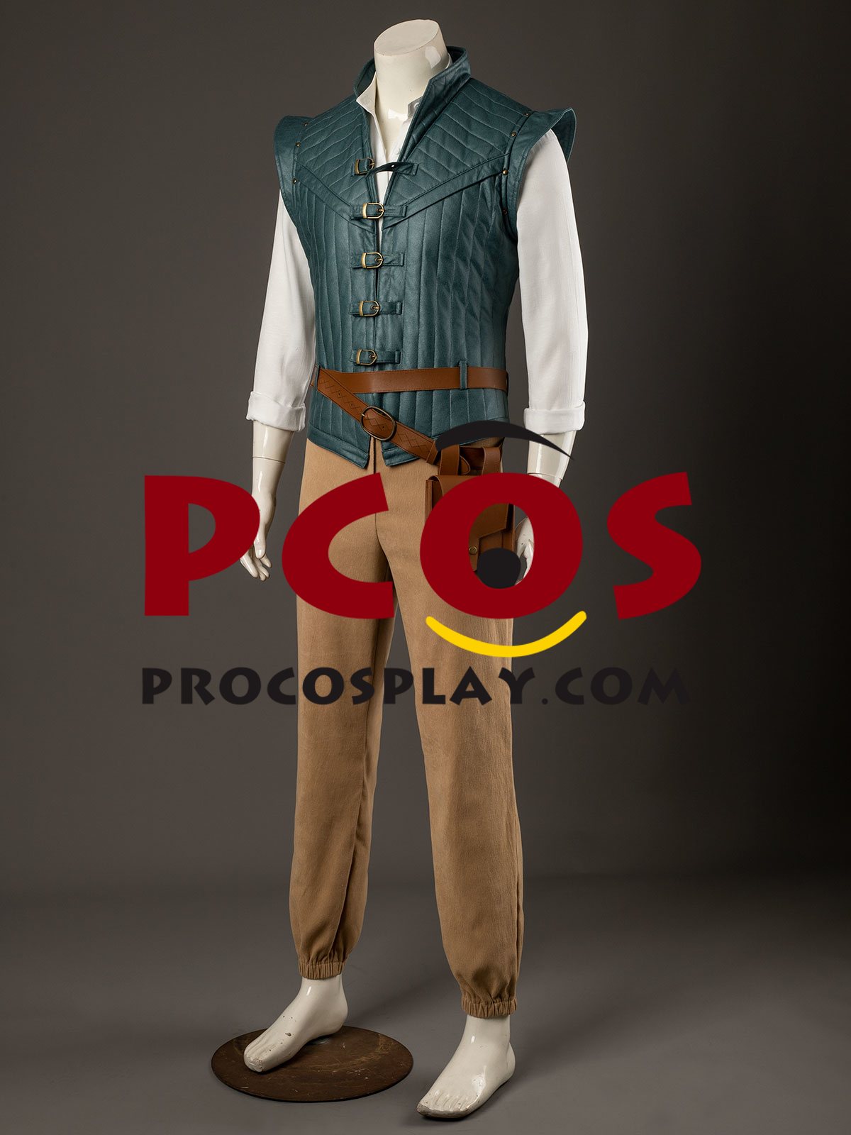 Ready to Ship Tangled Princess Flynn Rider Cosplay Costume FY0060 Upgraded Version