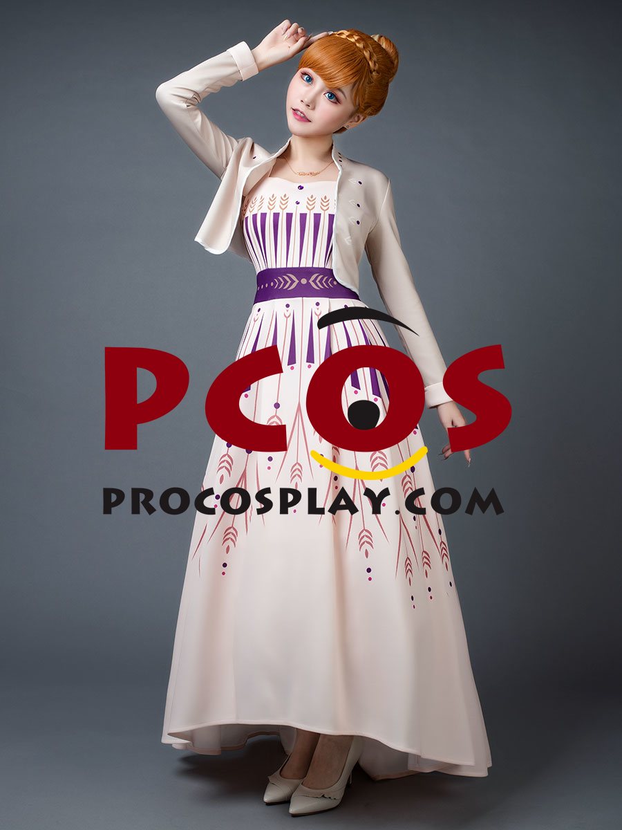Frozen 2 Anna Princess Dress Cosplay Costume mp005901