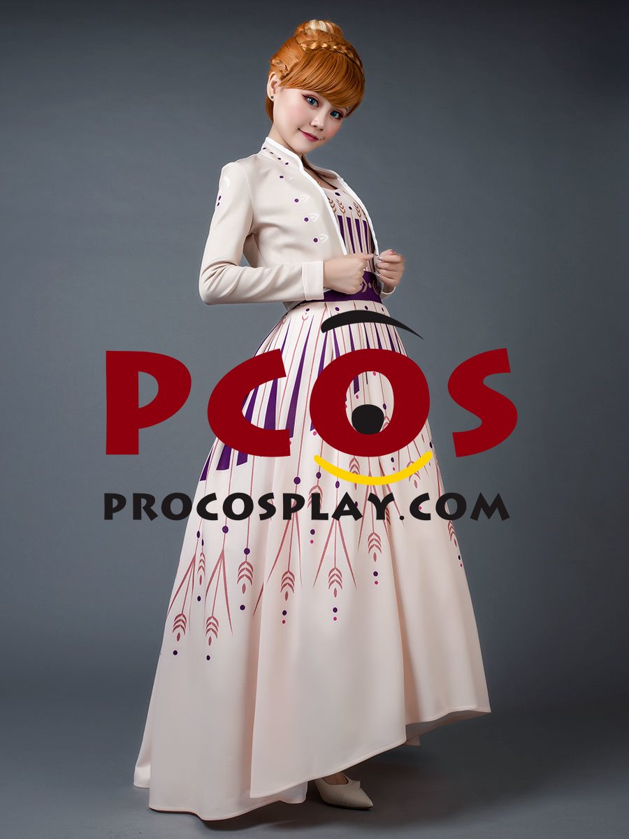 Frozen 2 Anna Princess Dress Cosplay Costume mp005901
