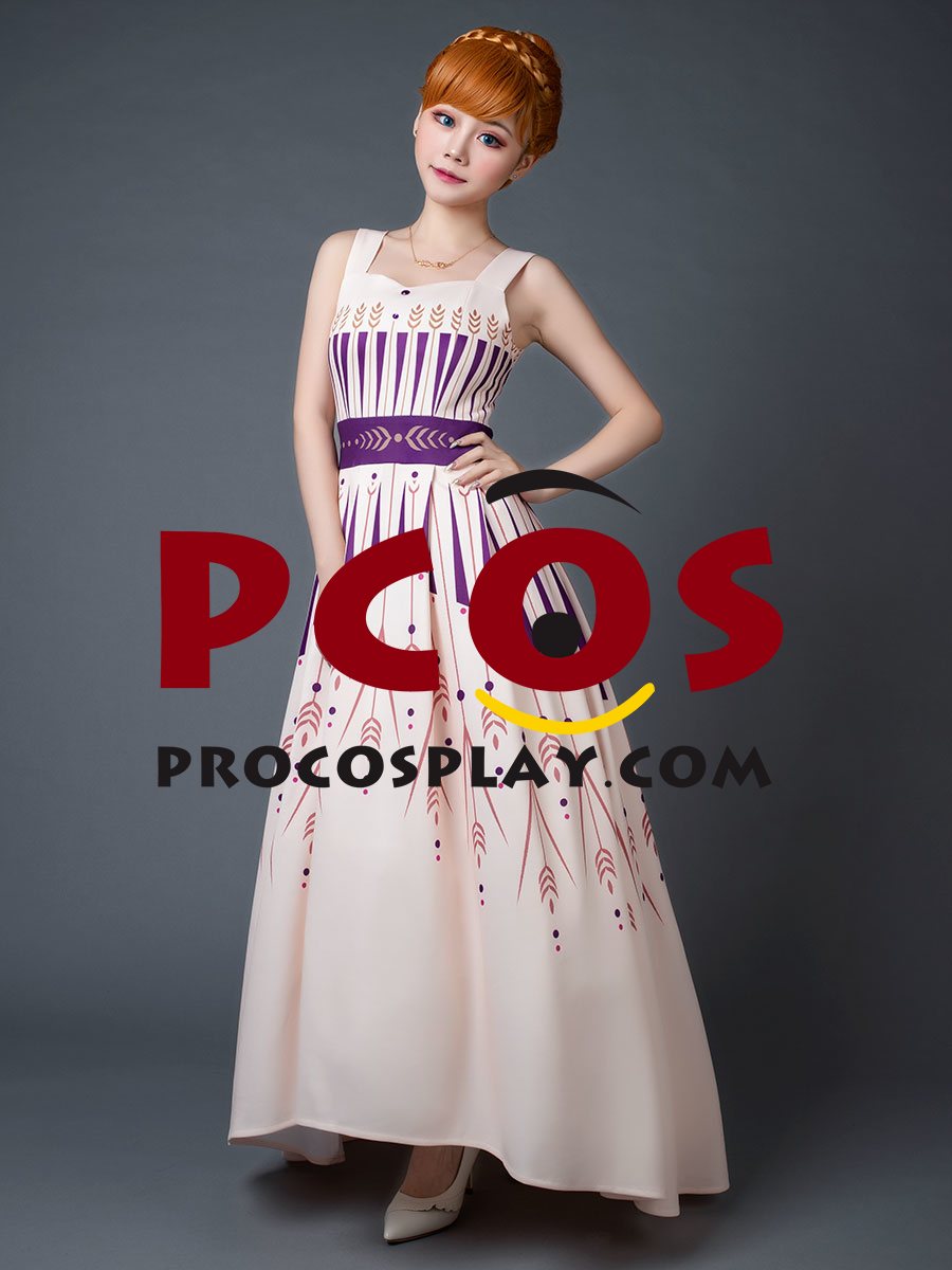 Frozen 2 Anna Princess Dress Cosplay Costume mp005901