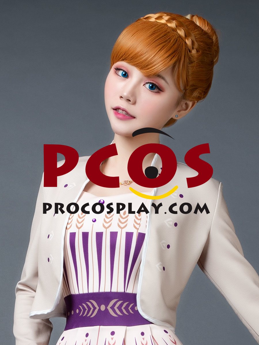 Frozen 2 Anna Princess Dress Cosplay Costume mp005901