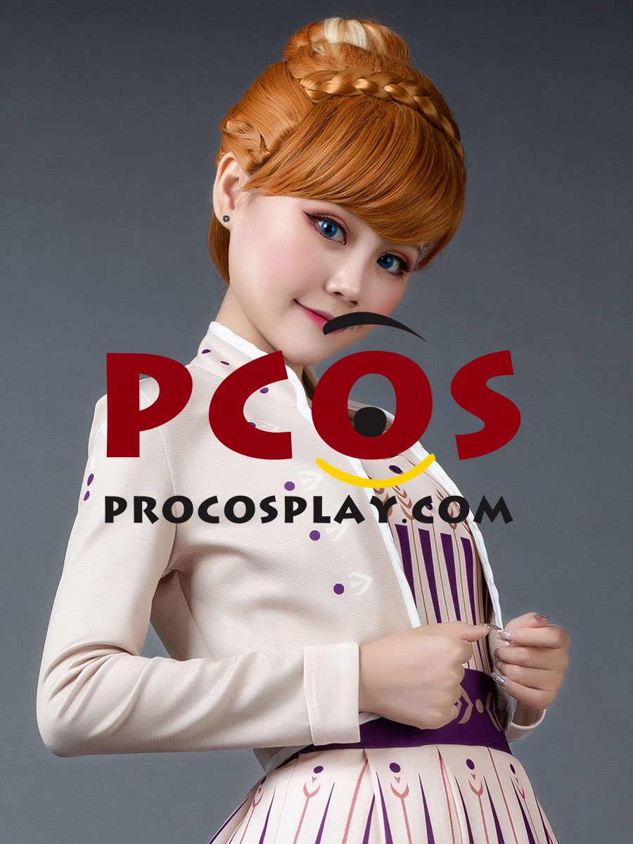 Frozen 2 Anna Princess Dress Cosplay Costume mp005901