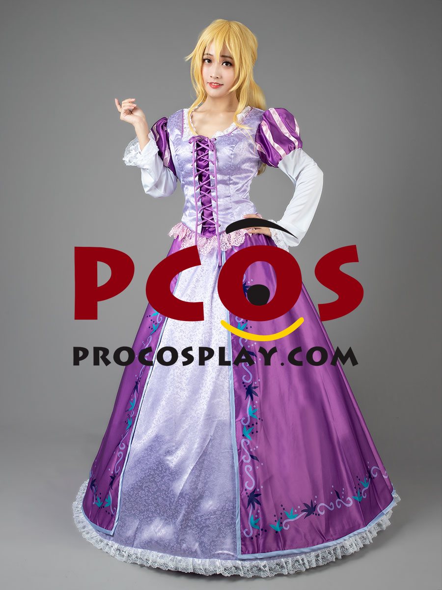 (image for) New Tangled Princess Rapunzel Cosplay Dress mp004097