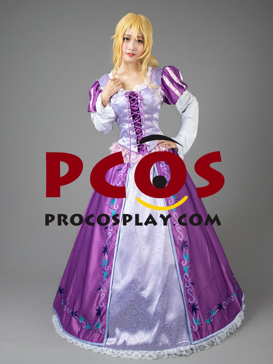 New Tangled Princess Rapunzel Cosplay Dress mp004097