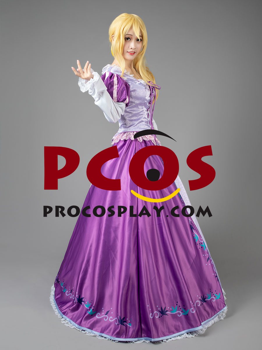 New Tangled Princess Rapunzel Cosplay Dress mp004097