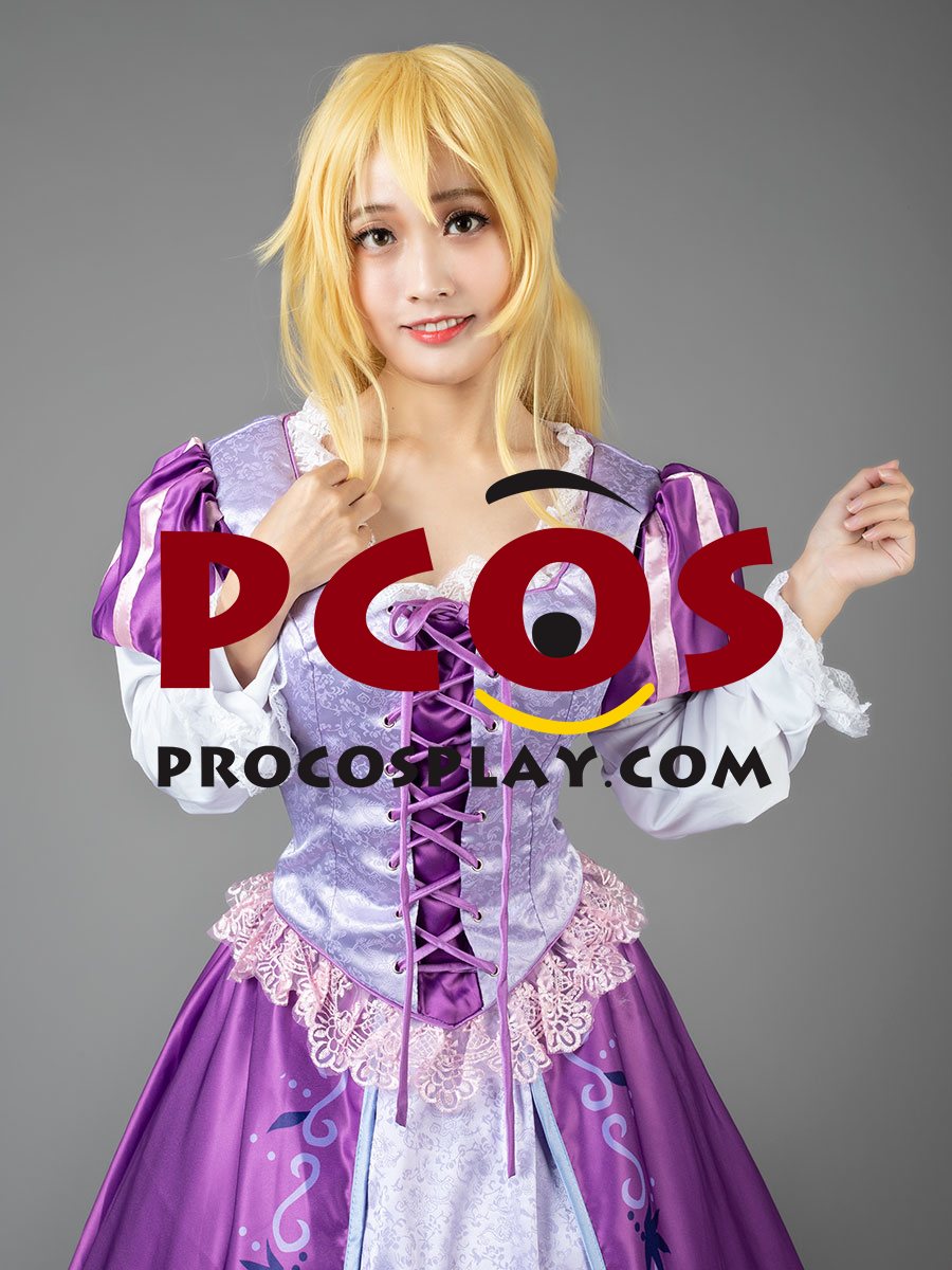 New Tangled Princess Rapunzel Cosplay Dress mp004097