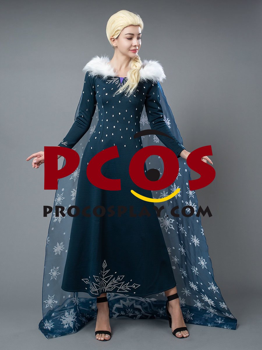Olaf's Frozen Adventure Elsa Cosplay Costume mp005237 (image for) Olaf's Frozen Adventure Elsa Cosplay Costume mp005237