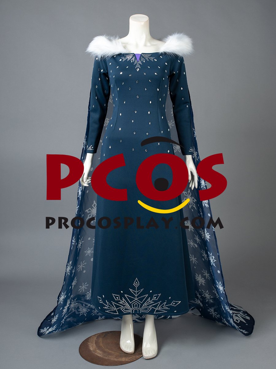 Olaf's Frozen Adventure Elsa Cosplay Costume mp005237