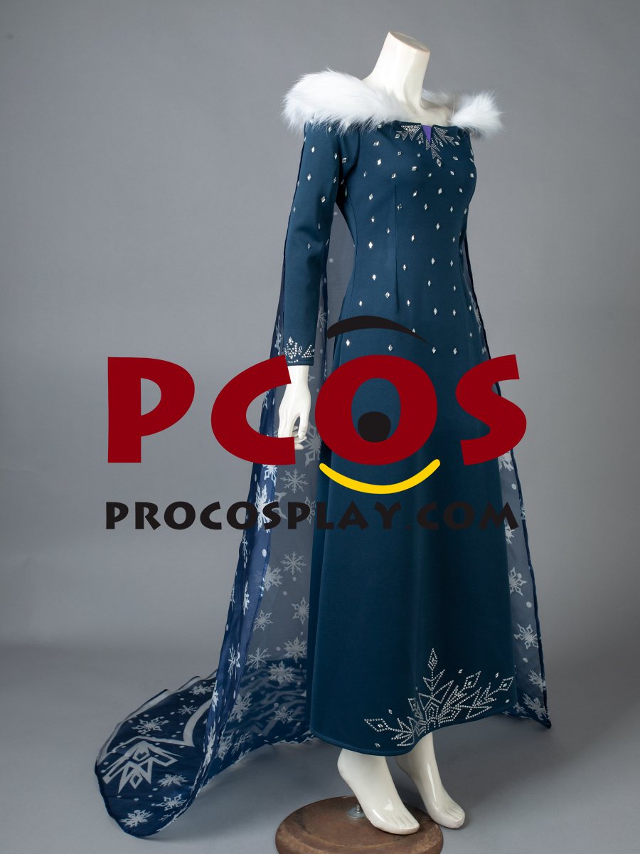Olaf's Frozen Adventure Elsa Cosplay Costume mp005237