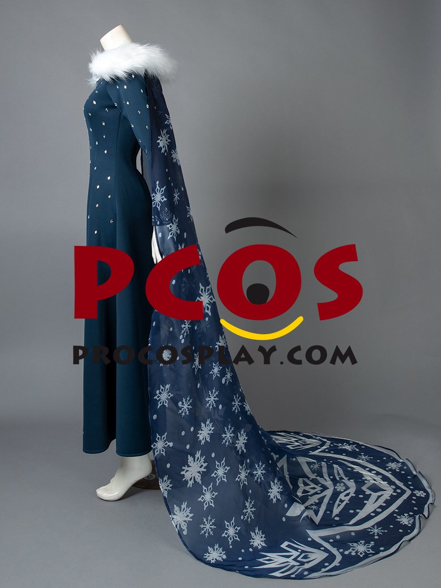 Olaf's Frozen Adventure Elsa Cosplay Costume mp005237
