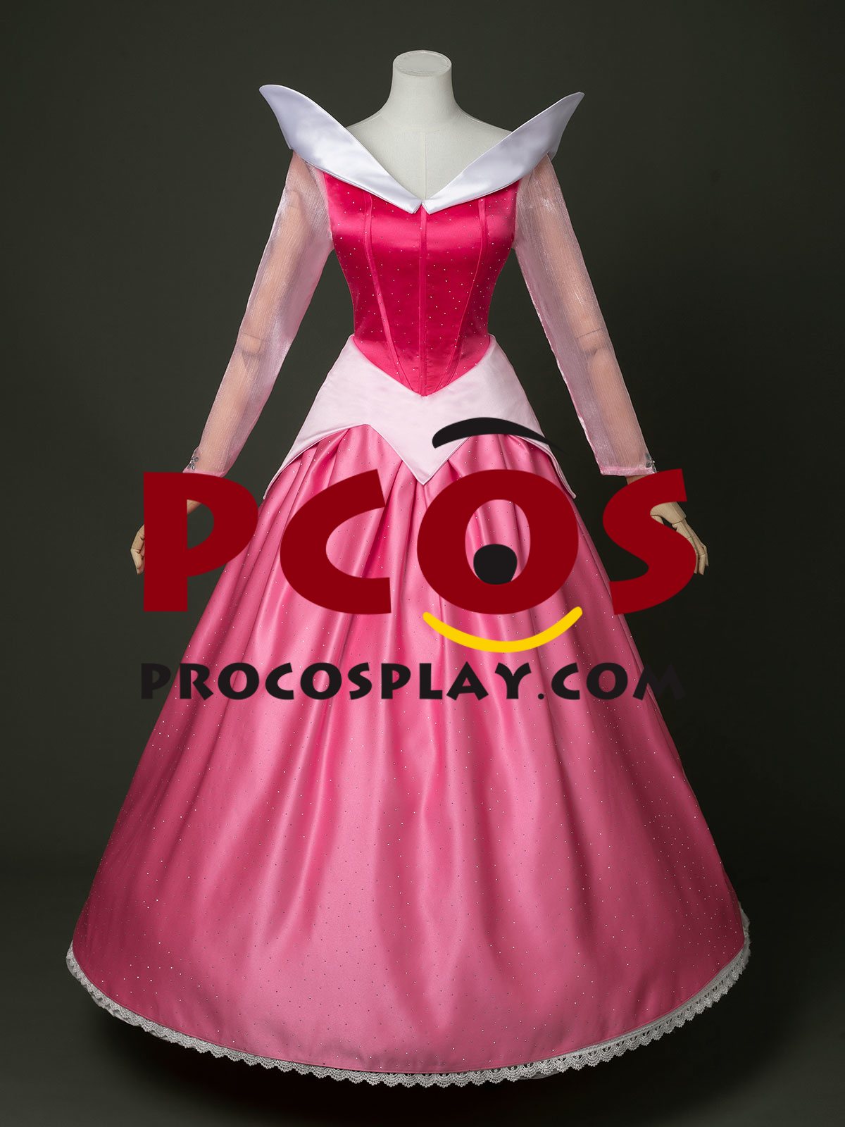 Sleeping Beauty Princess Aurora Cosplay Shining Pink Dress C09608 (image for) Sleeping Beauty Princess Aurora Cosplay Shining Pink Dress C09608