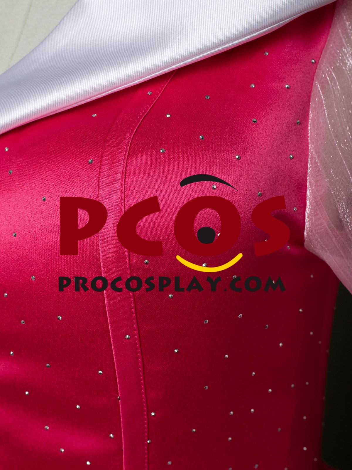 Sleeping Beauty Princess Aurora Cosplay Shining Pink Dress C09608