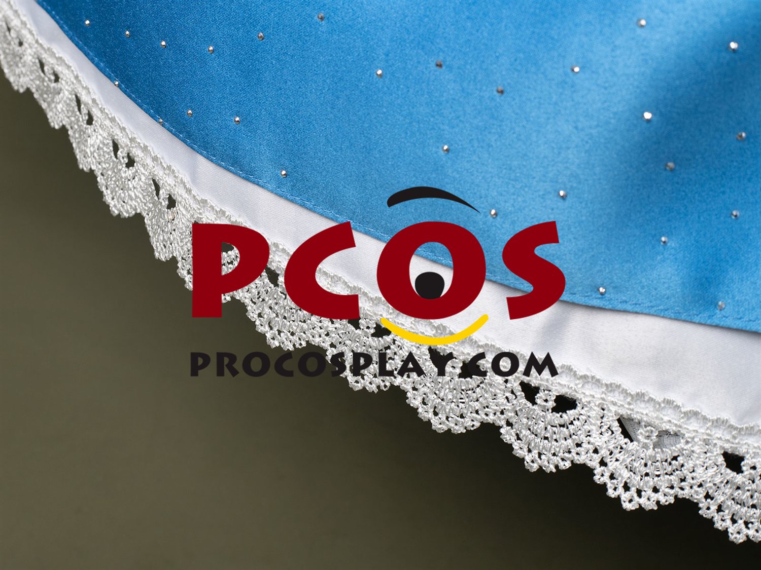 Sleeping Beauty Princess Aurora Cosplay Shining Blue Dress C09607