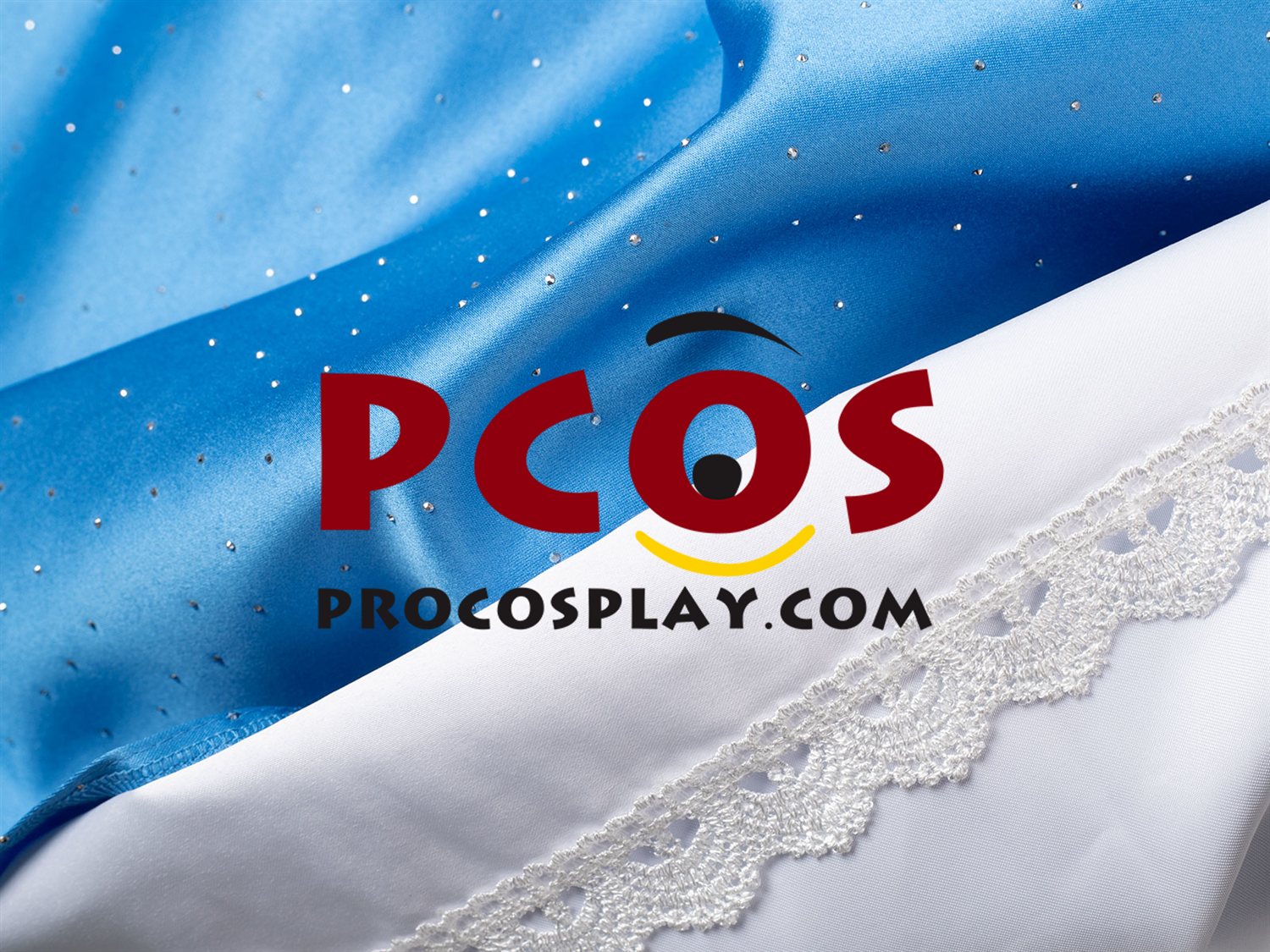 Sleeping Beauty Princess Aurora Cosplay Shining Blue Dress C09607