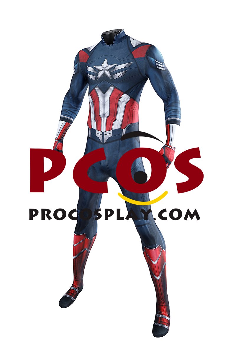 Captain America 4 Falcon Sam Wilson Cosplay Jumpsuit With Soles C09269
