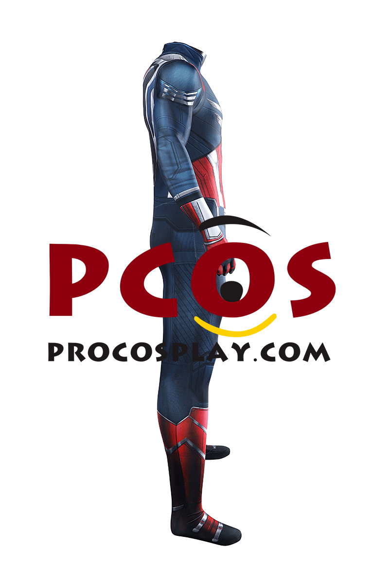 Captain America 4 Falcon Sam Wilson Cosplay Jumpsuit With Soles C09269