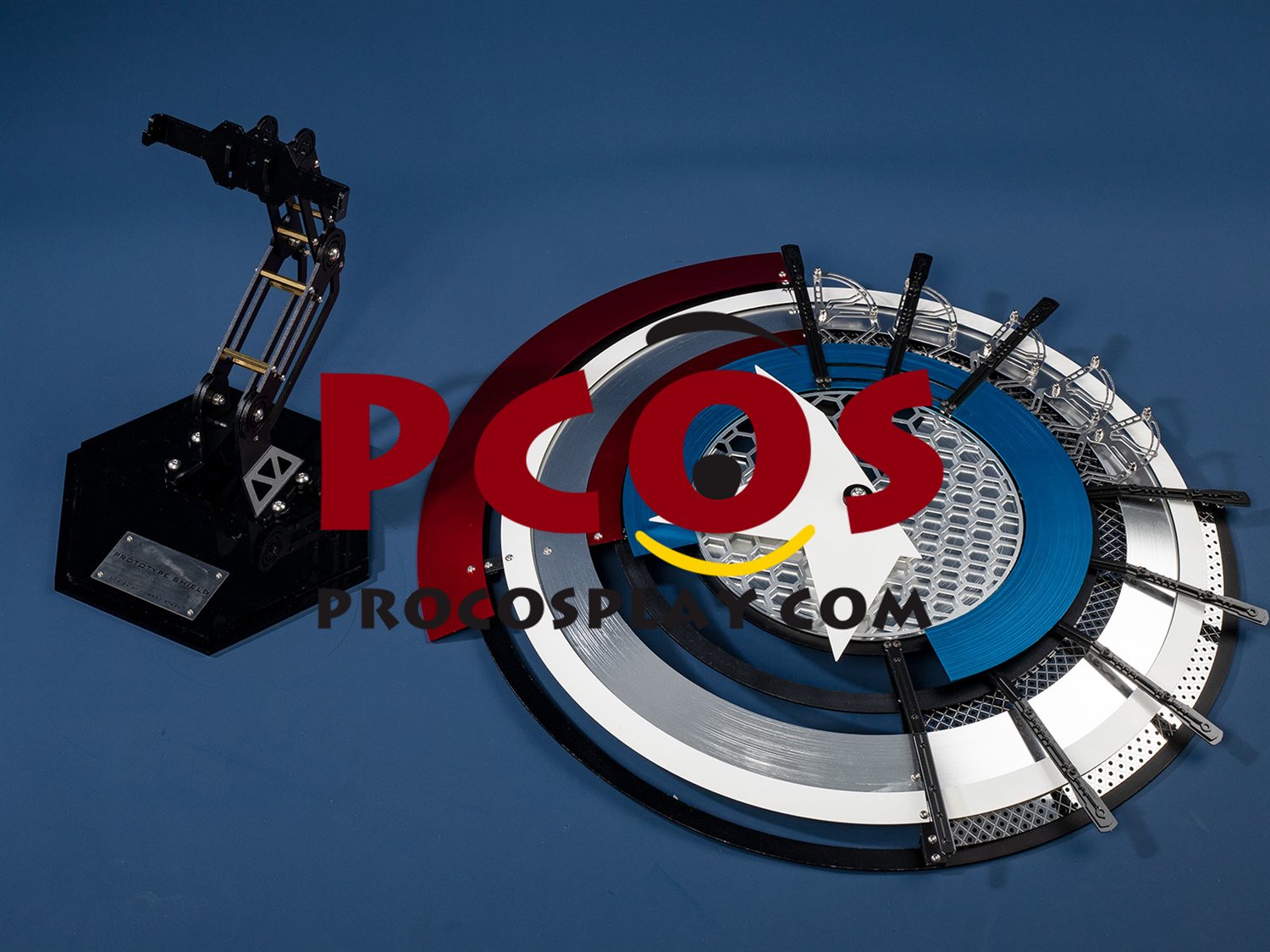Deadpool 3 Deadpool and Wolverine Captain America Steve Rogers Cosplay Shield C09149 Aluminum Alloy Display Version