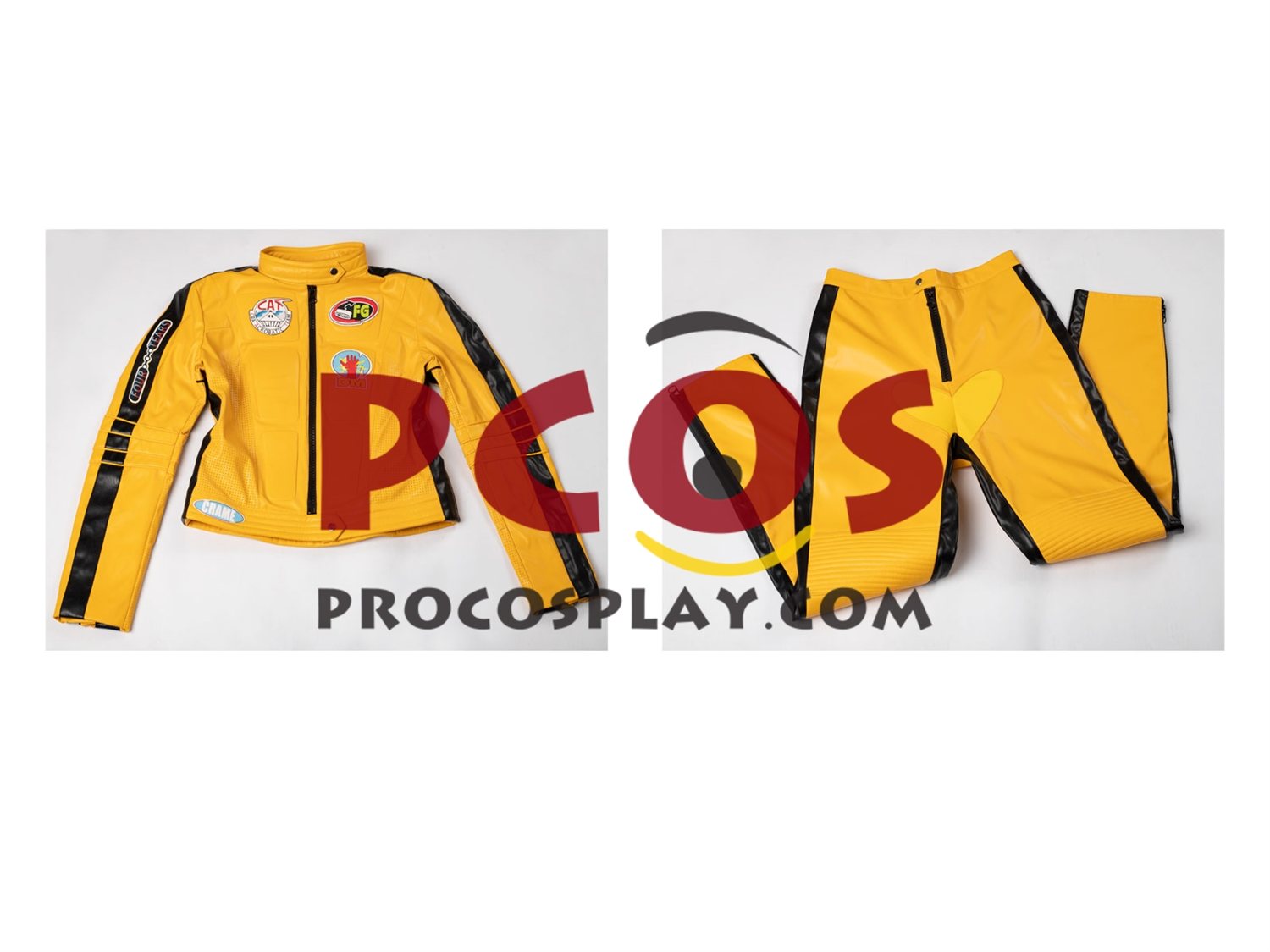 Ready to Ship Kill Bill The Bride Motorcycle Cosplay Costume FY0234