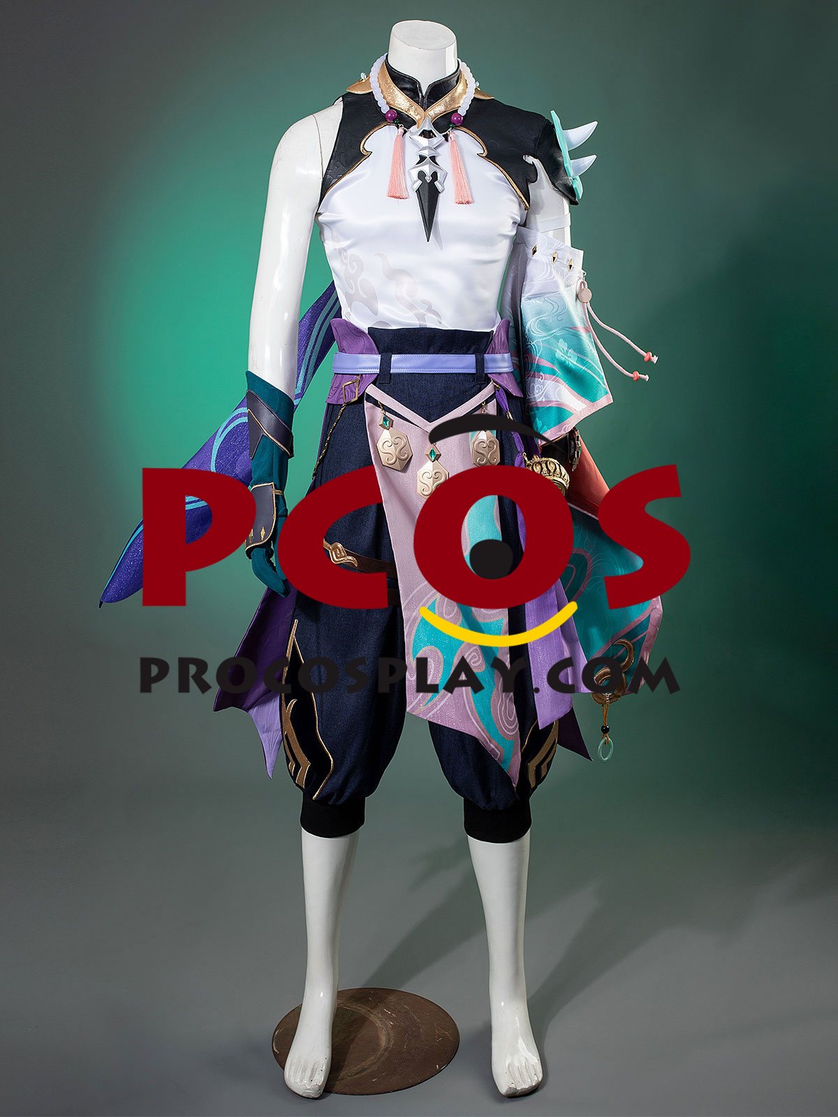 Genshin Impact Xiao Cosplay Costume C07487-AAA Top Version