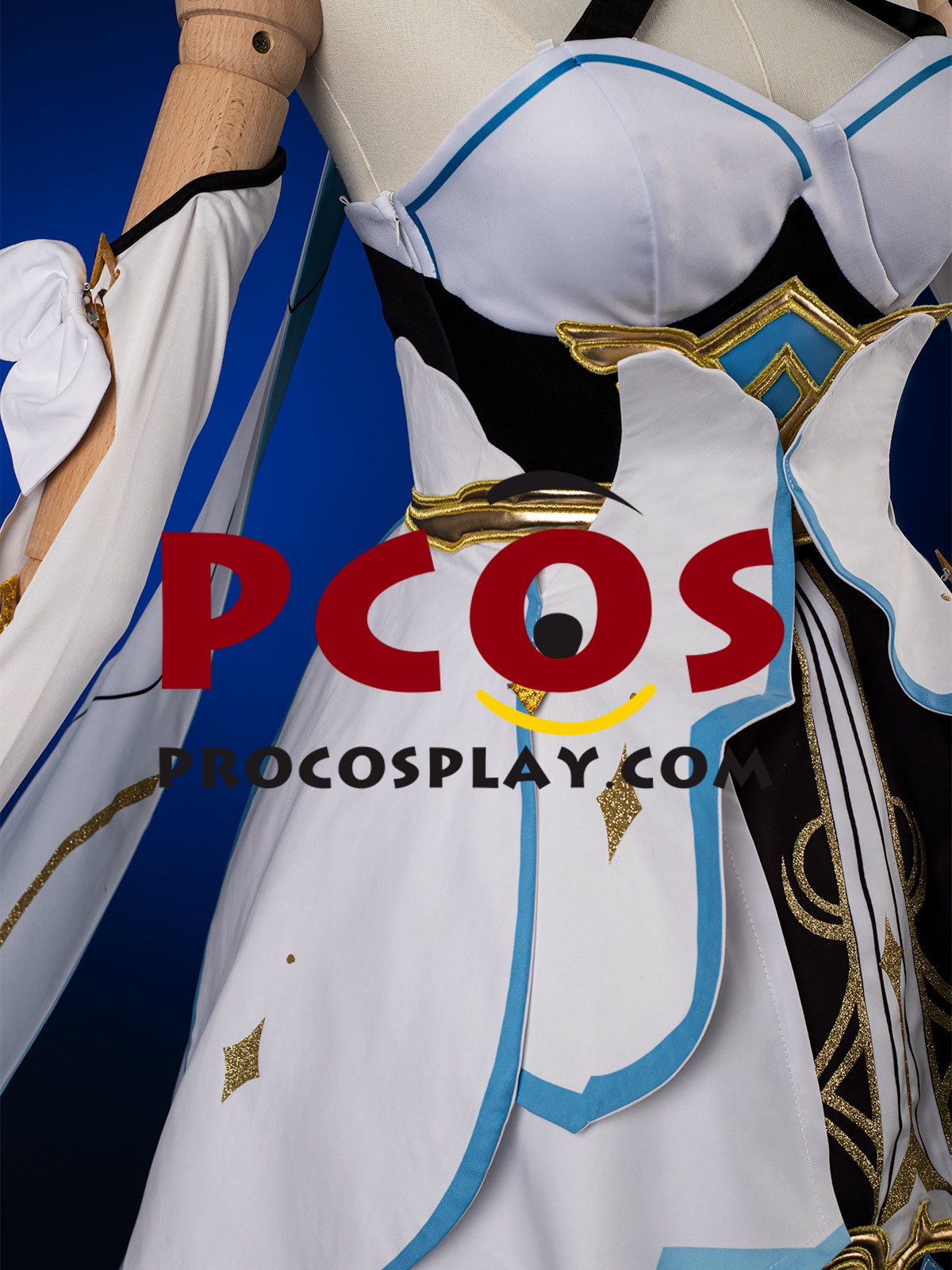 Ready to Ship Genshin Impact Traveler Lumine Cosplay Costume Upgraded Version C02895-AAA