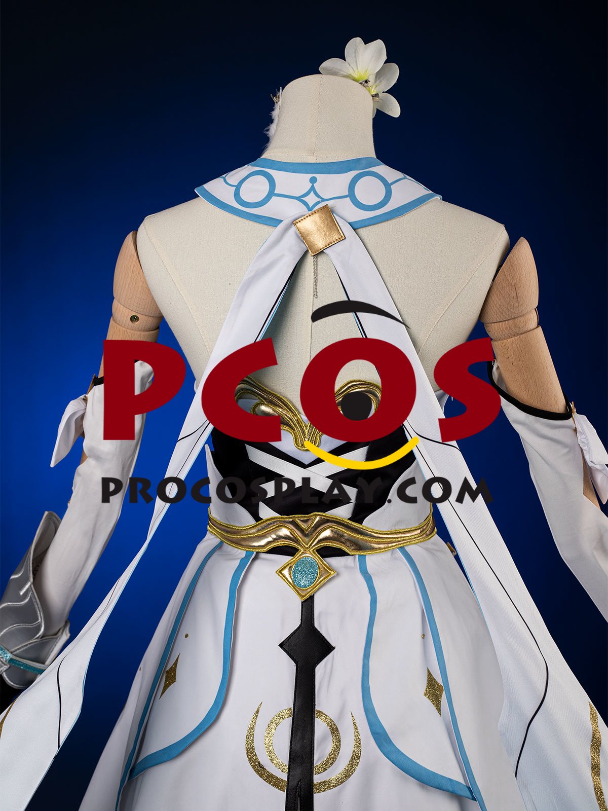 Ready to Ship Genshin Impact Traveler Lumine Cosplay Costume Upgraded Version C02895-AAA
