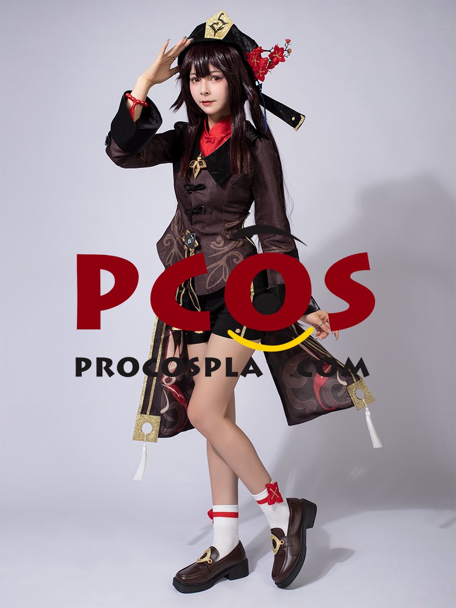 Game Genshin Impact Hu Tao Cosplay Costume Jacquard Version C02934-AAA