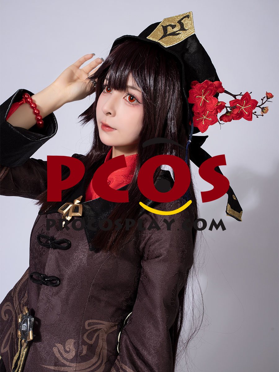 Game Genshin Impact Hu Tao Cosplay Costume Jacquard Version C02934-AAA