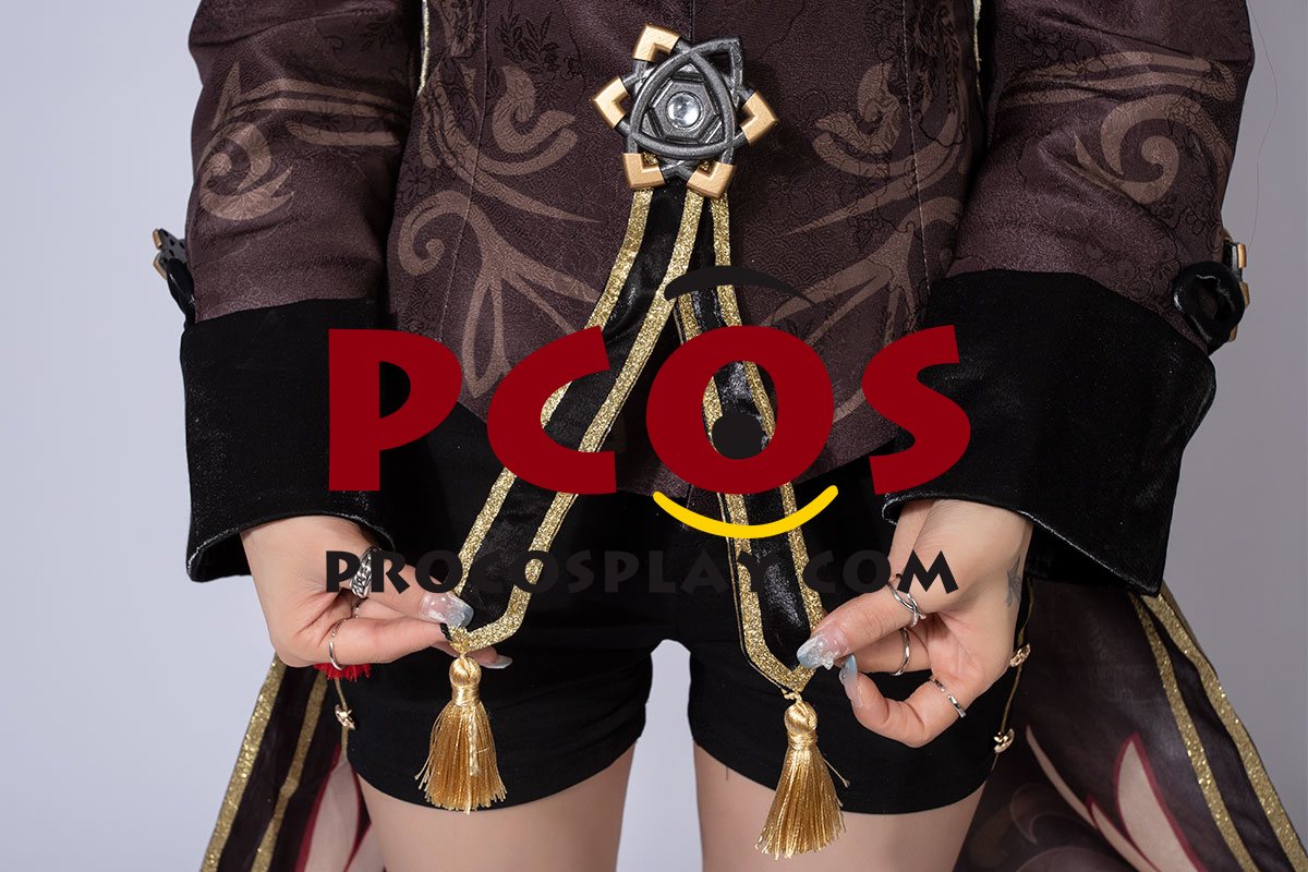 Game Genshin Impact Hu Tao Cosplay Costume Jacquard Version C02934-AAA