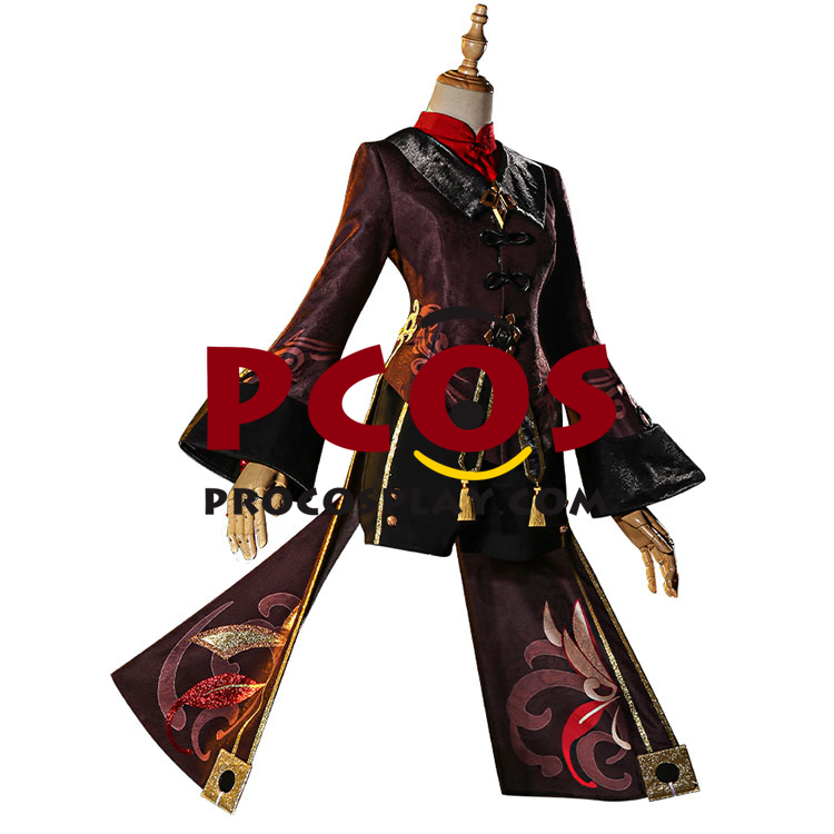 Game Genshin Impact Hu Tao Cosplay Costume Jacquard Version C02934-AAA