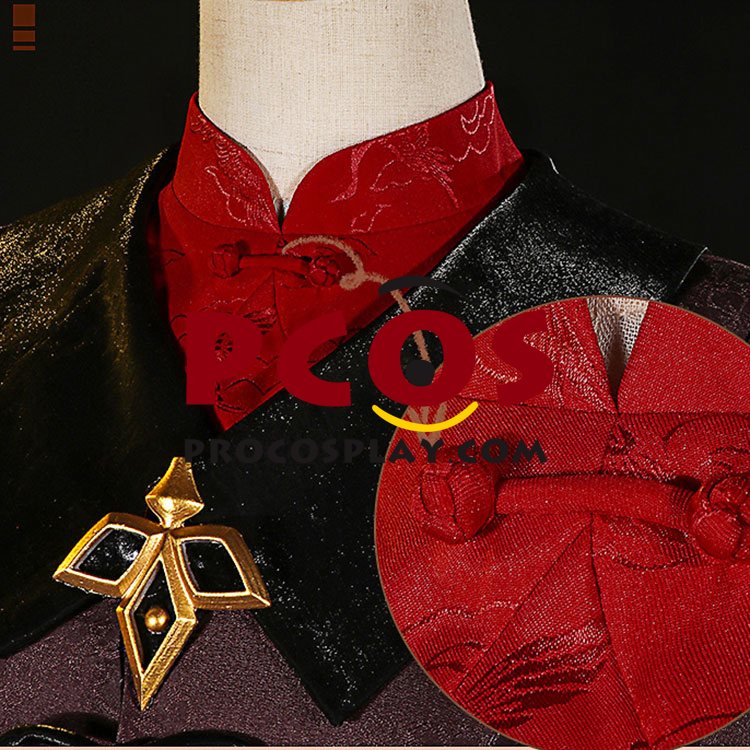 Game Genshin Impact Hu Tao Cosplay Costume Jacquard Version C02934-AAA