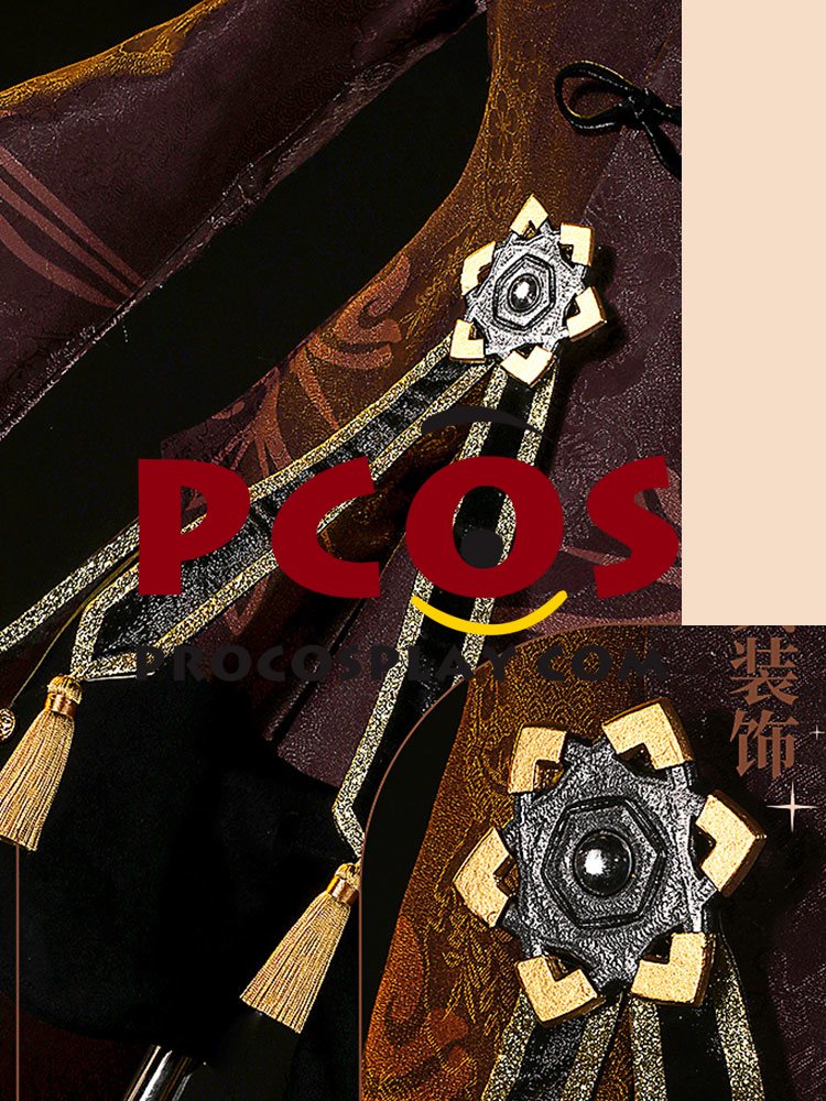 Game Genshin Impact Hu Tao Cosplay Costume Jacquard Version C02934-AAA