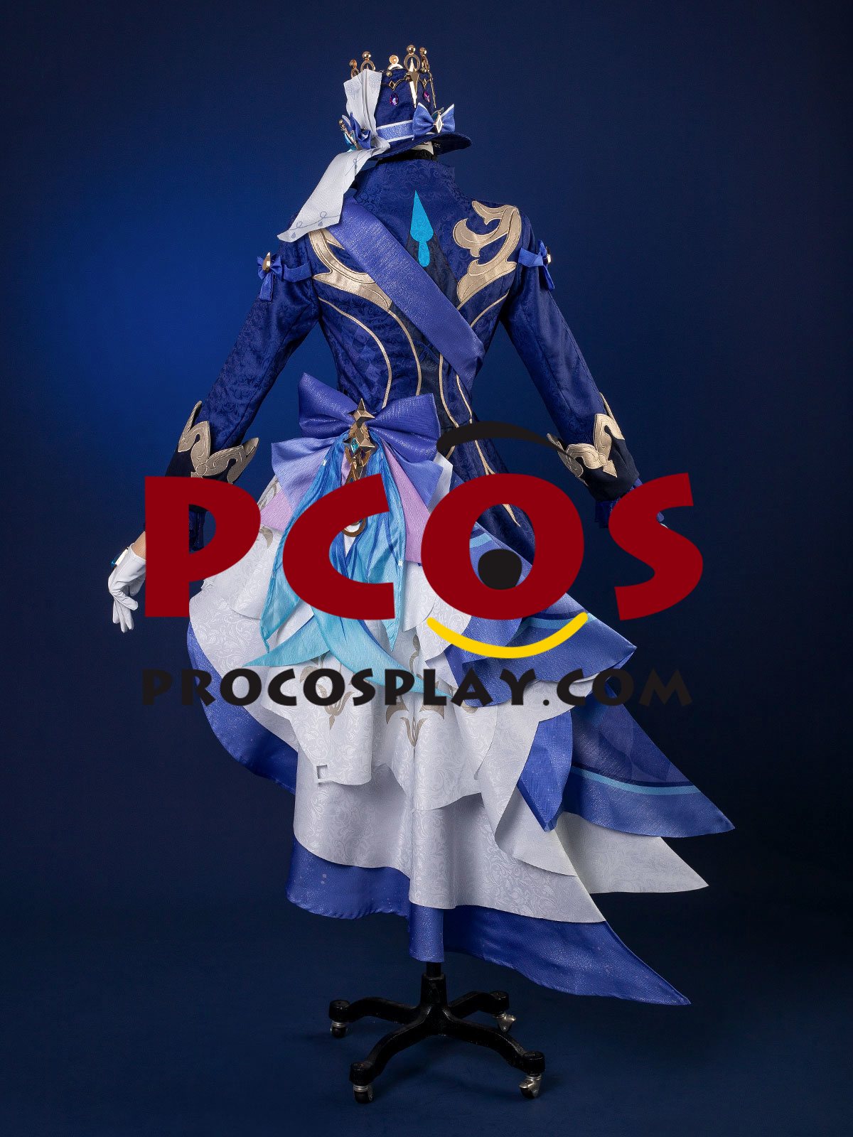 Ready to Ship New Genshin Impact Pneuma Furina Cosplay Costume White & Black Version C08735-AAA