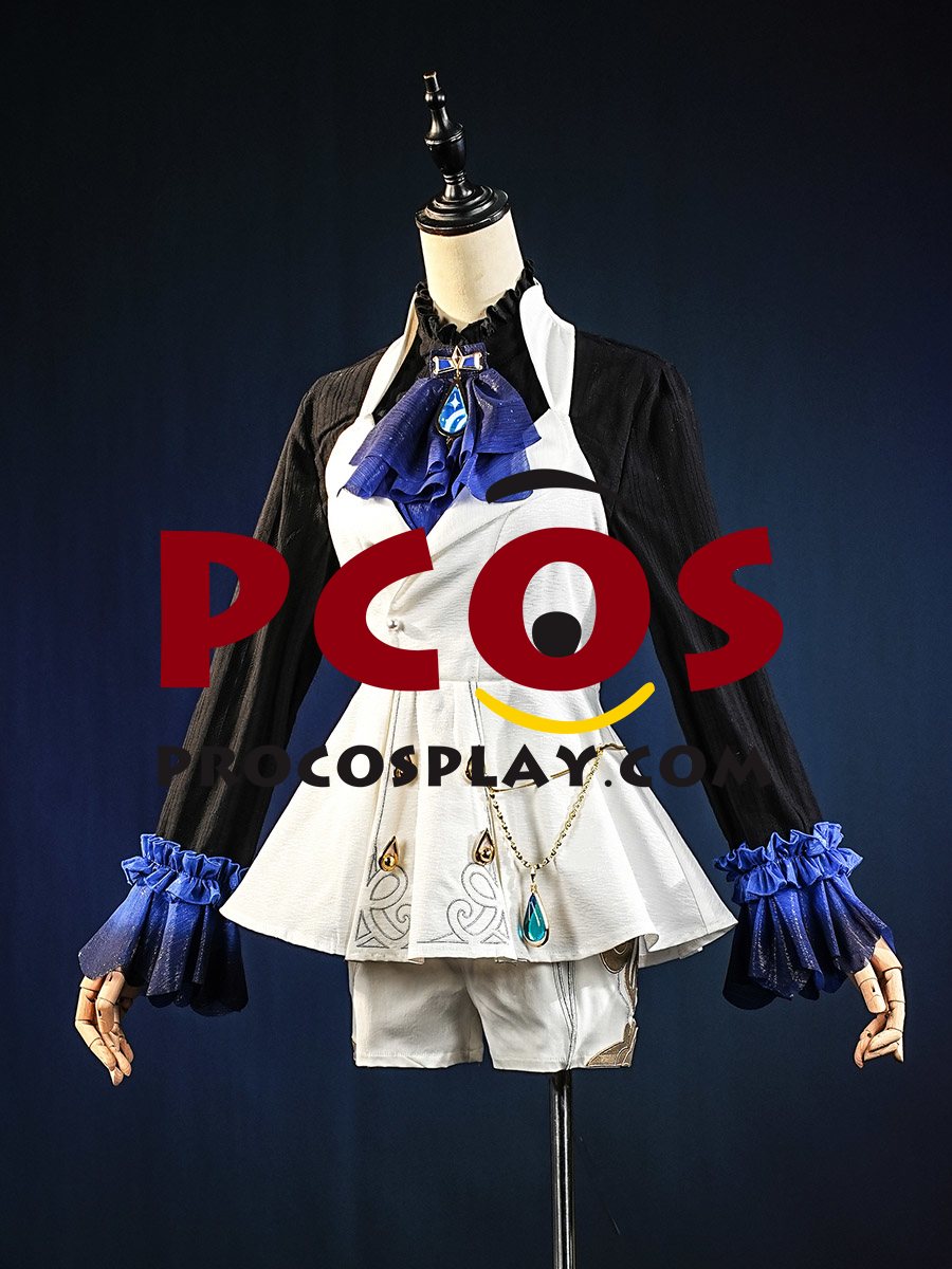 Ready to Ship New Genshin Impact Pneuma Furina Cosplay Costume White & Black Version C08735-AAA