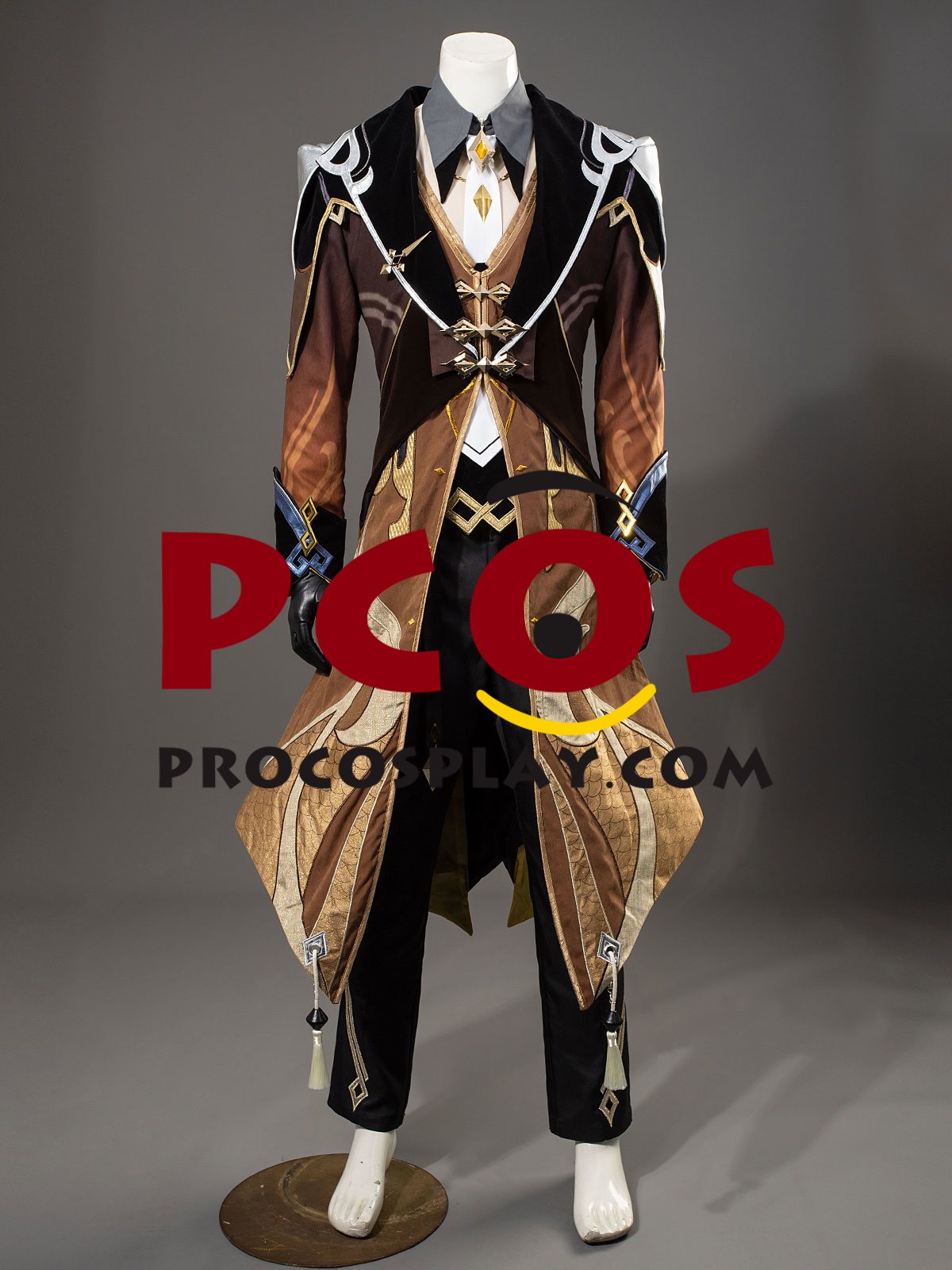 Ready to Ship Genshin Impact Zhongli Cosplay Costume C07484-AAA Top Version