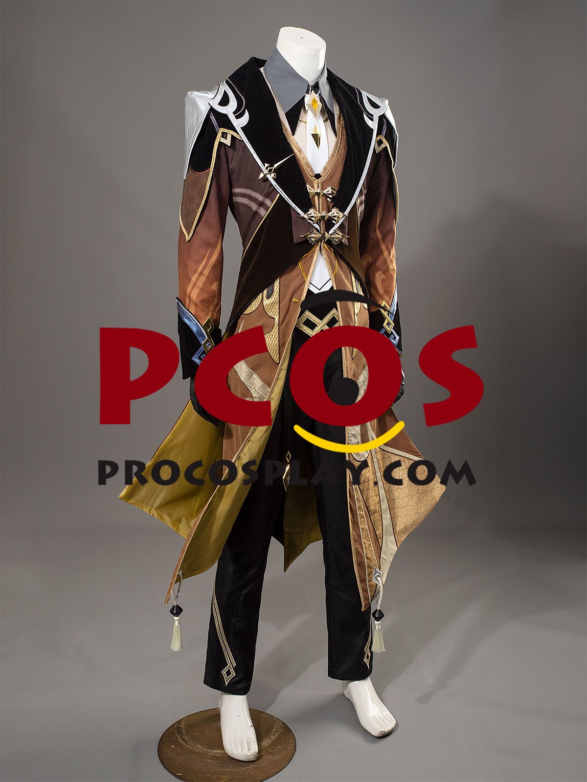 Ready to Ship Genshin Impact Zhongli Cosplay Costume C07484-AAA Top Version